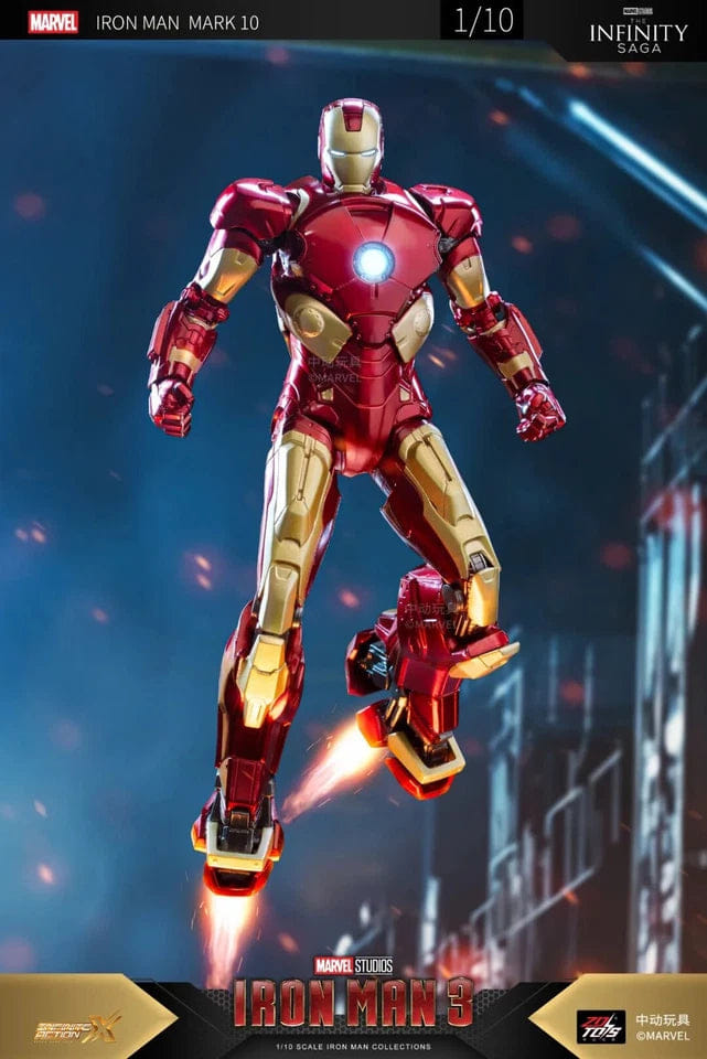 ZD Toys Marvel Avengers Advanced Suit 1/10 Iron Man MK10 Action Figure