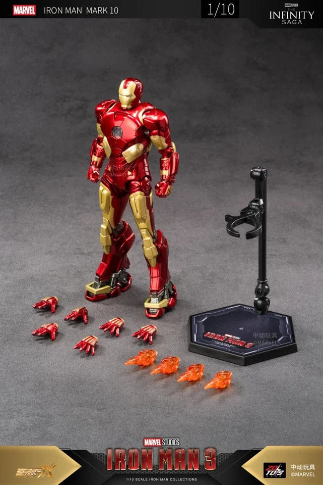 ZD Toys Marvel Avengers Advanced Suit 1/10 Iron Man MK10 Action Figure