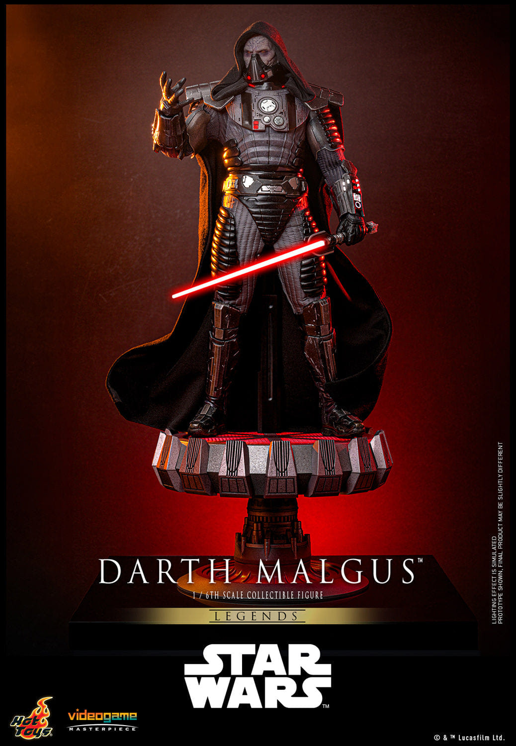 Sideshow **Pre Order**Hot Toys 1/6 Scale Darth Malgus Action Figure
