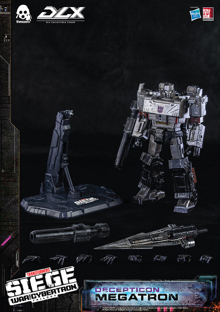 Threezero Transformers: War for Cybertron Trilogy - DLX Megatron Action Figure