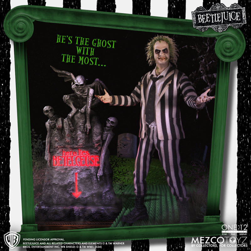 Mezco One 12 Beetlejuice Deluxe Edition Action Figure