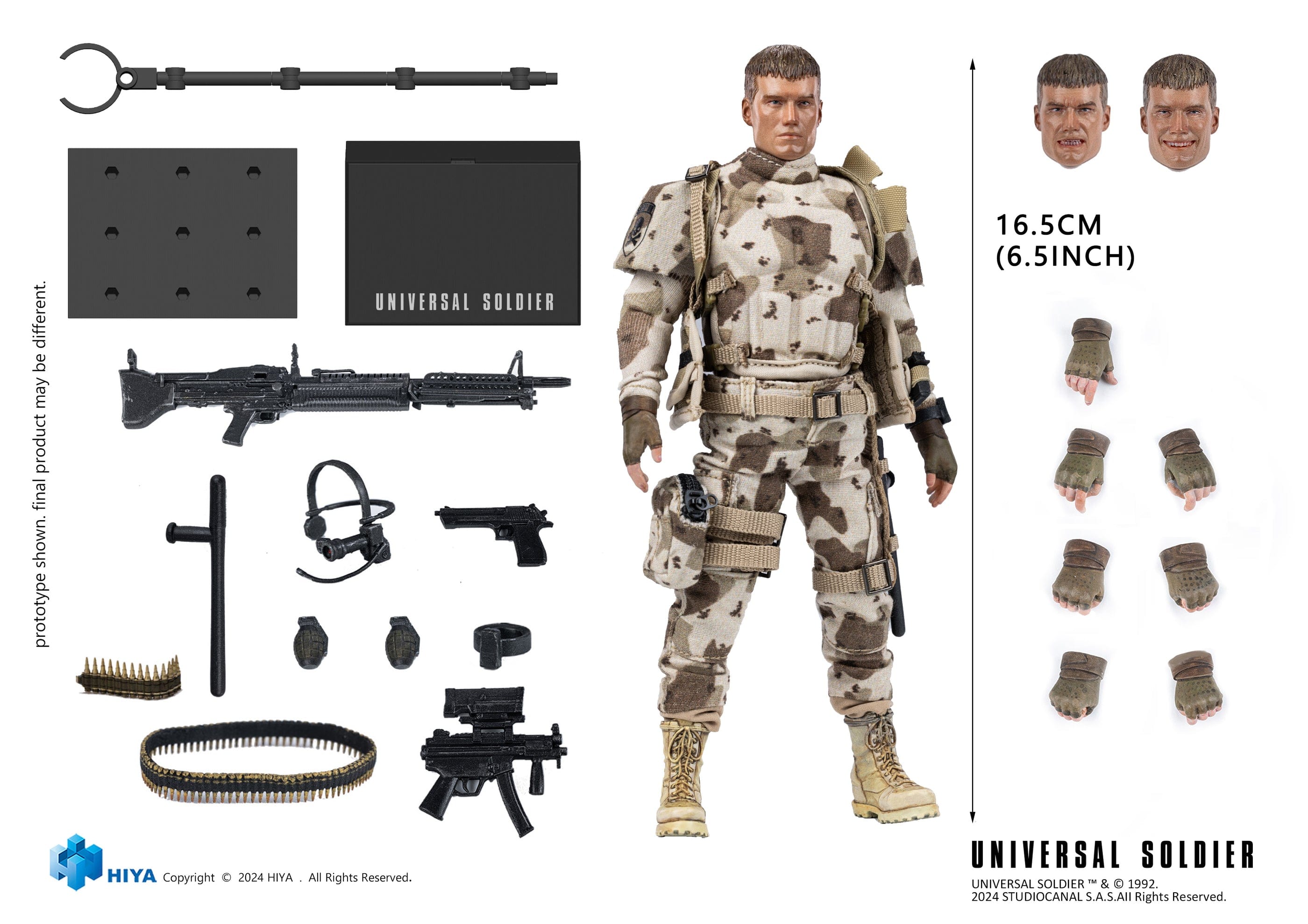 Executive Replicas Hiya Toys UNIVERSAL SOLDIER EXQUISITE SUPER ANDREW SCOTT 1/12 Action Figure