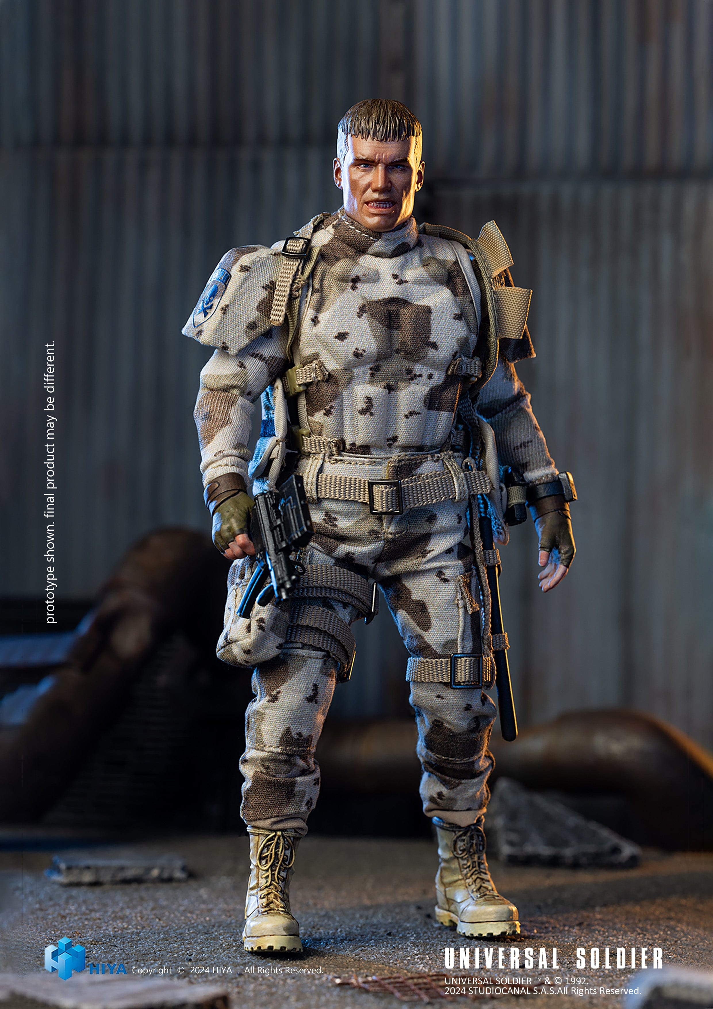 Executive Replicas Hiya Toys UNIVERSAL SOLDIER EXQUISITE SUPER ANDREW SCOTT 1/12 Action Figure