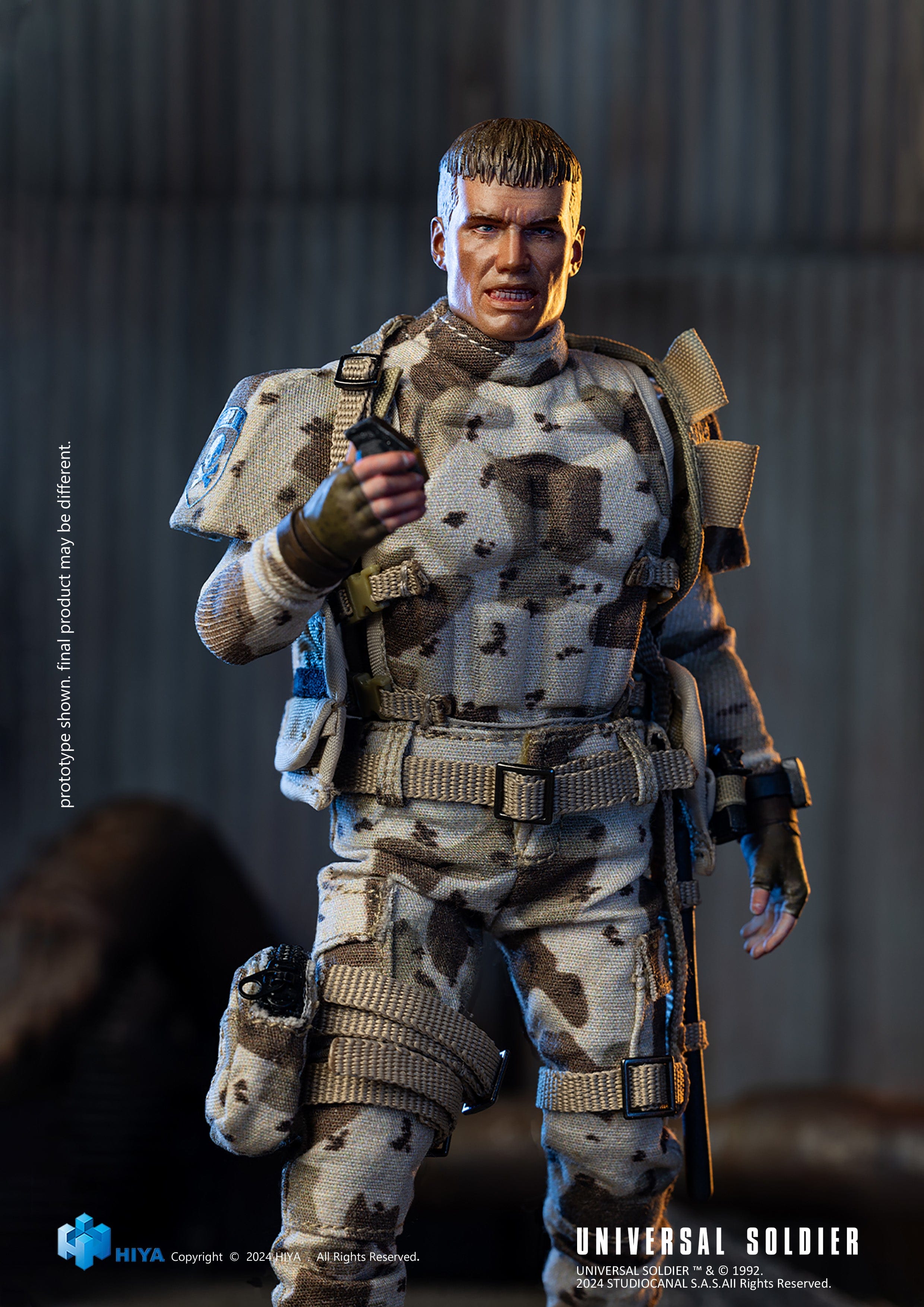 Executive Replicas Hiya Toys UNIVERSAL SOLDIER EXQUISITE SUPER ANDREW SCOTT 1/12 Action Figure