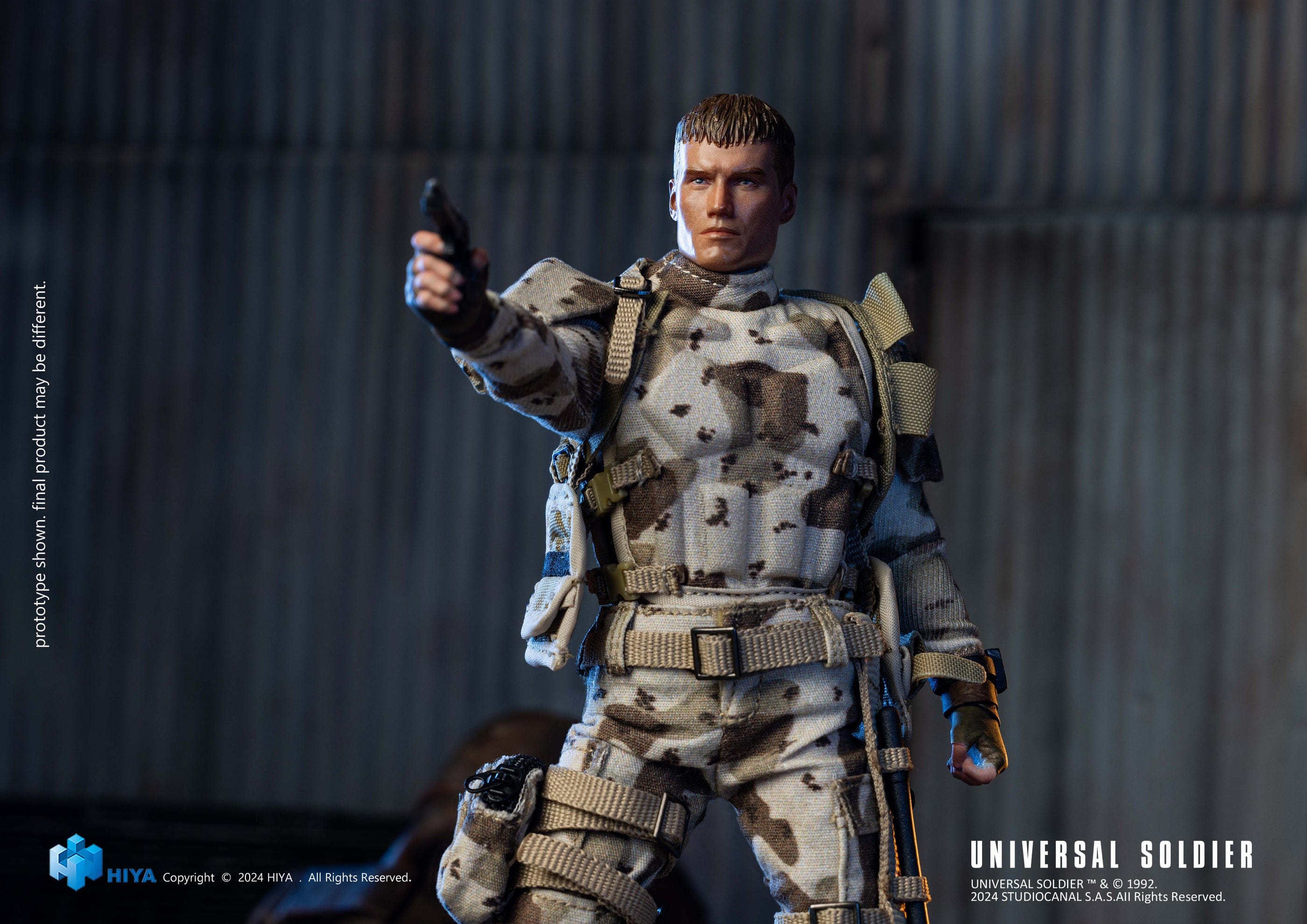 Executive Replicas Hiya Toys UNIVERSAL SOLDIER EXQUISITE SUPER ANDREW SCOTT 1/12 Action Figure
