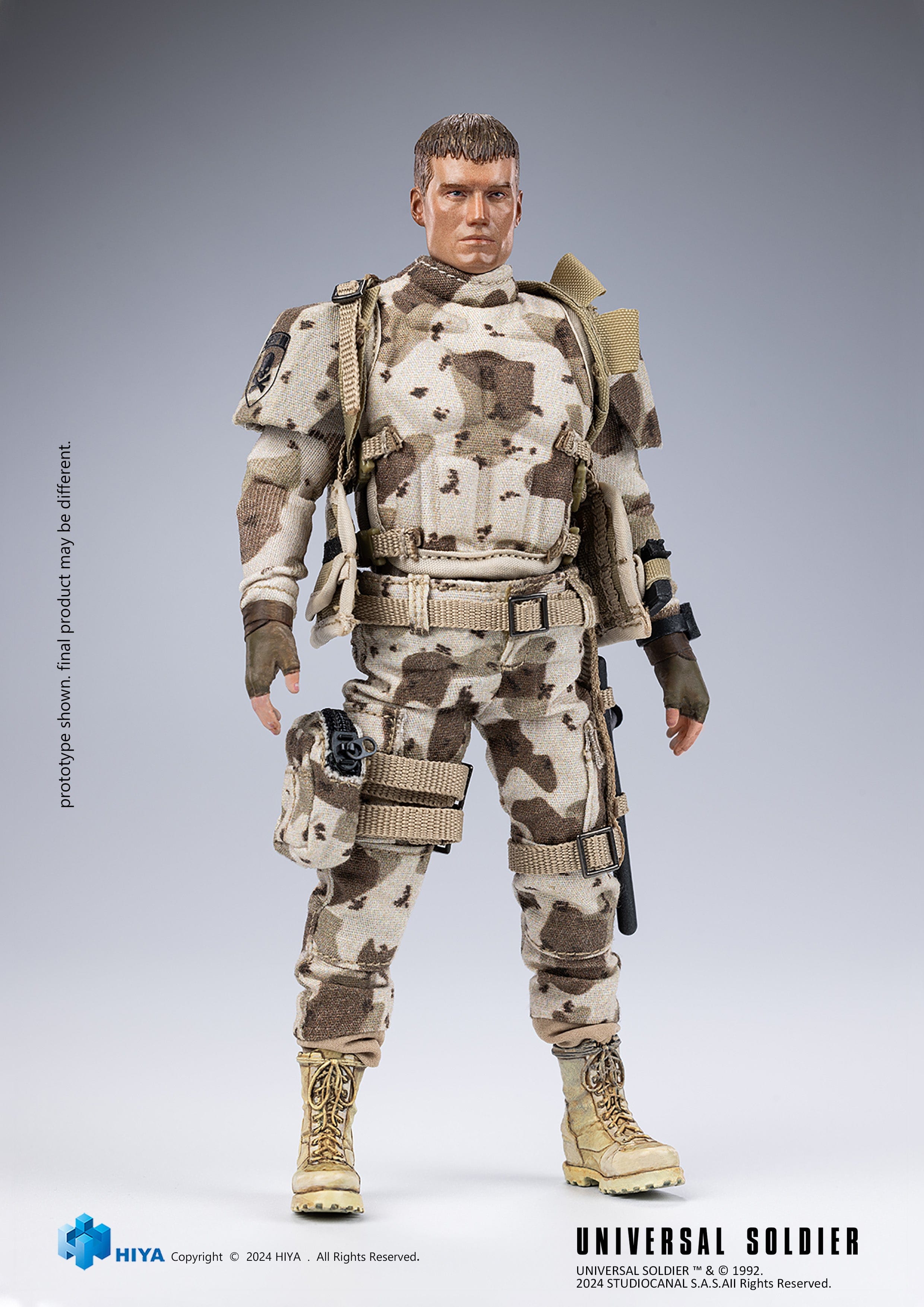 Executive Replicas Hiya Toys UNIVERSAL SOLDIER EXQUISITE SUPER ANDREW SCOTT 1/12 Action Figure