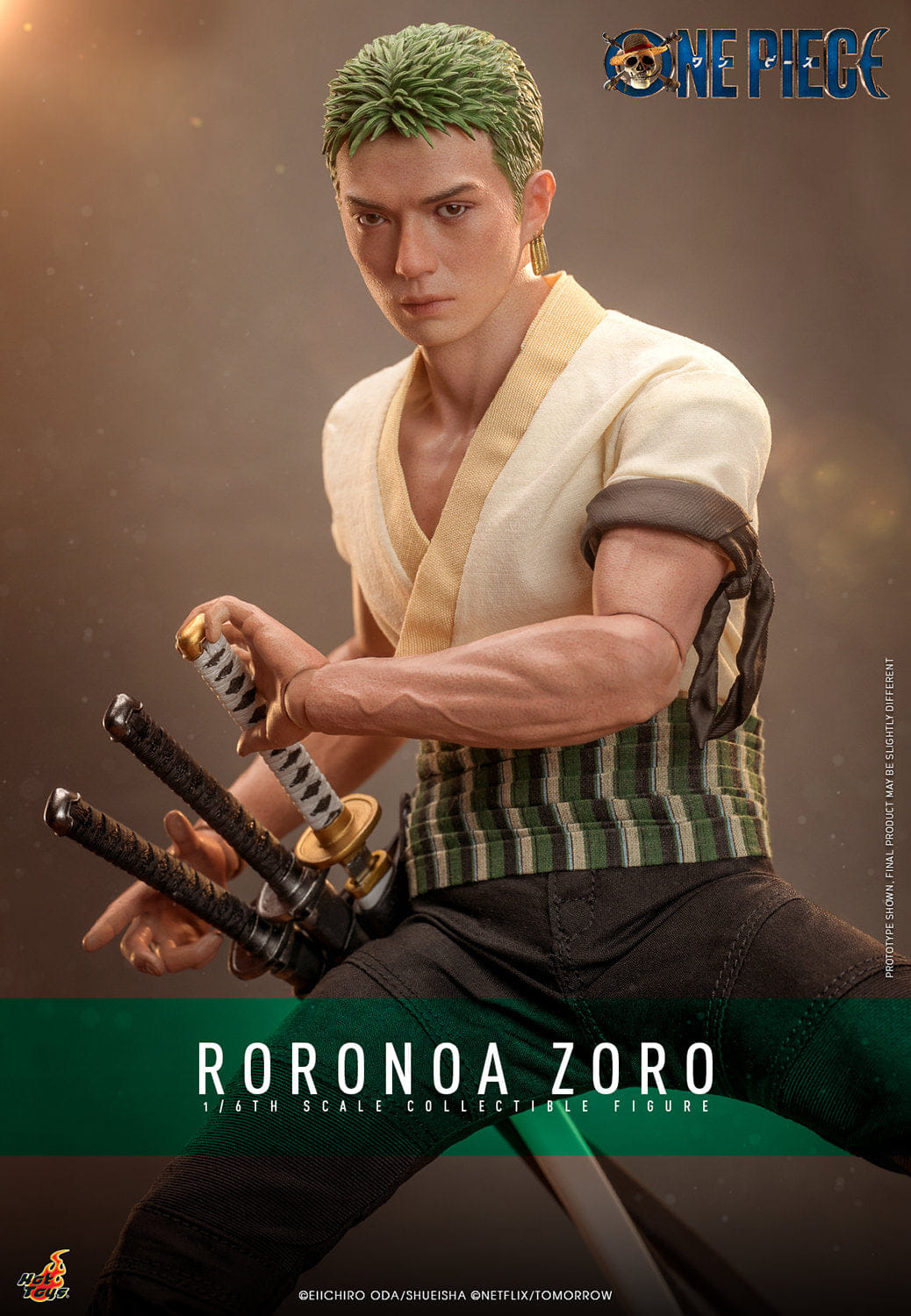Sideshow Hot Toys 1/6 Scale Roronoa Zoro Action Figure