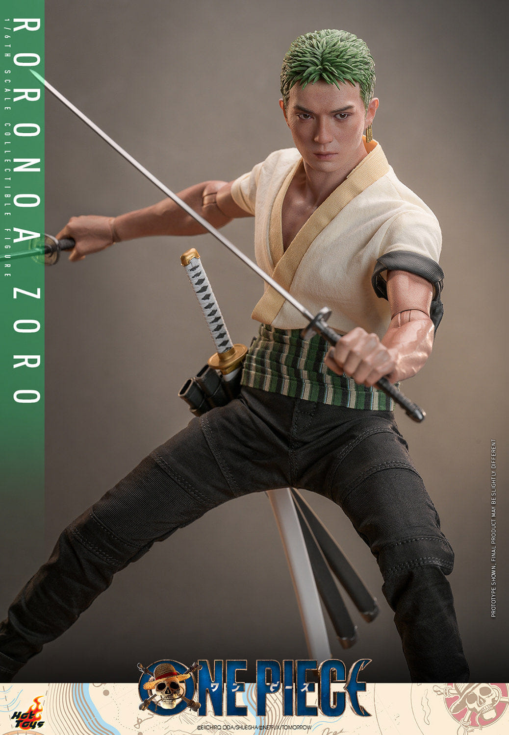 Sideshow Hot Toys 1/6 Scale Roronoa Zoro Action Figure
