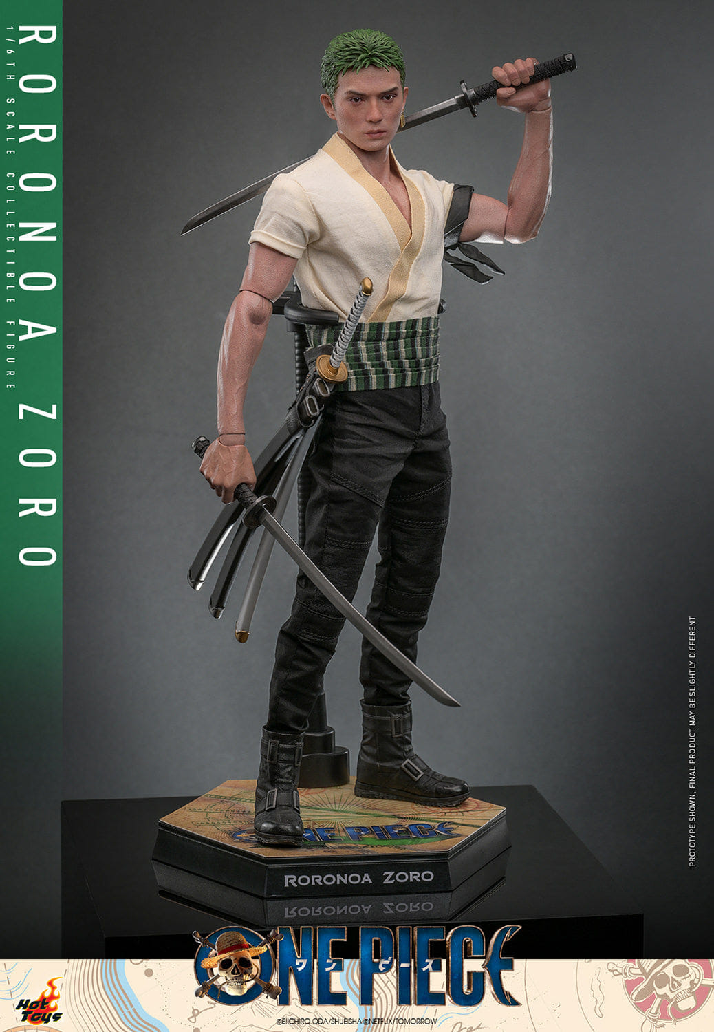 Sideshow Hot Toys 1/6 Scale Roronoa Zoro Action Figure
