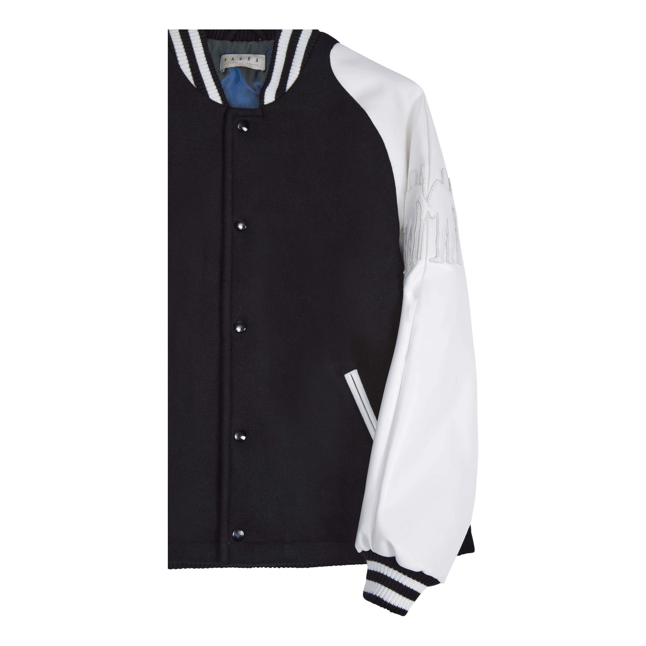 Paura Di Danilo Thomas Jacket Black - white