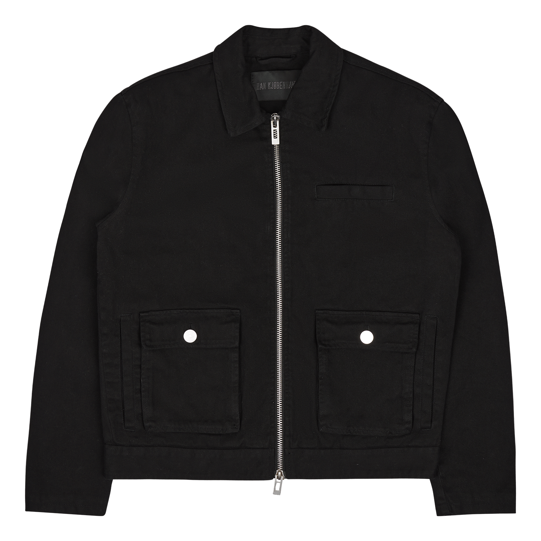 Han Kjobenhavn Cotton Boxy Cargo Jacket Black