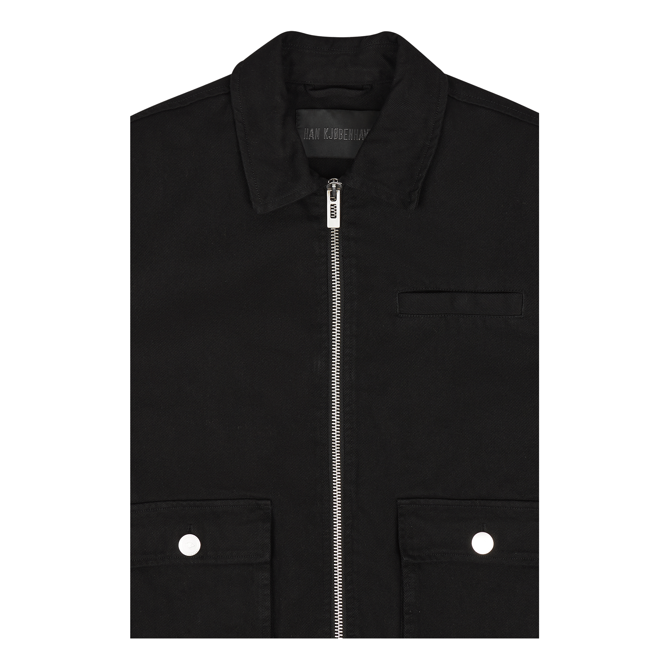 Han Kjobenhavn Cotton Boxy Cargo Jacket Black