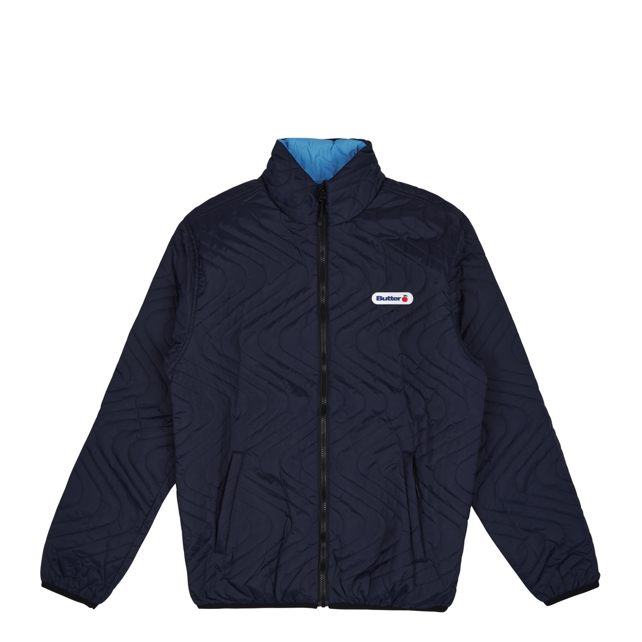 Butter Goods Quilted Reversble Jacket Navy/blue