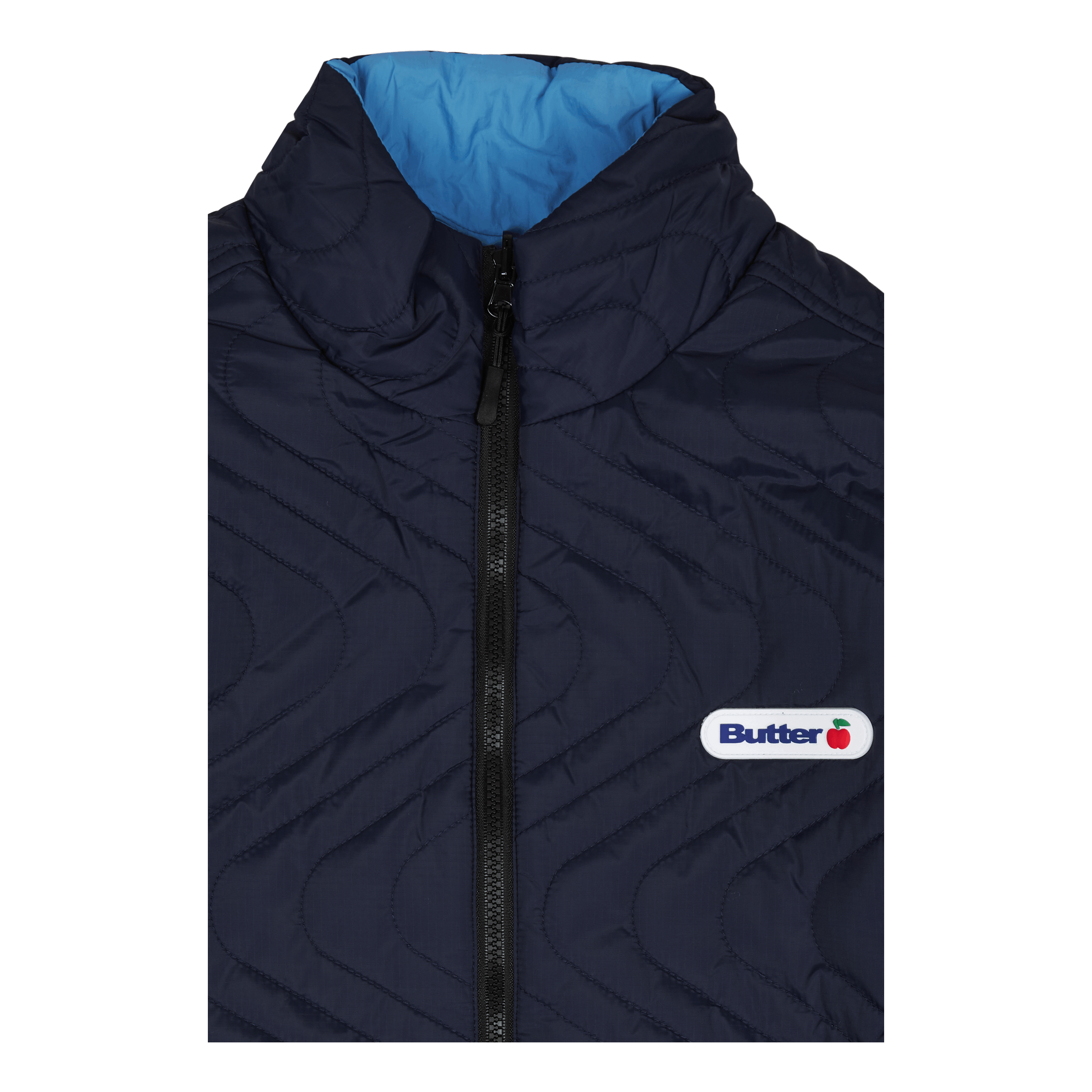 Butter Goods Quilted Reversble Jacket Navy/blue