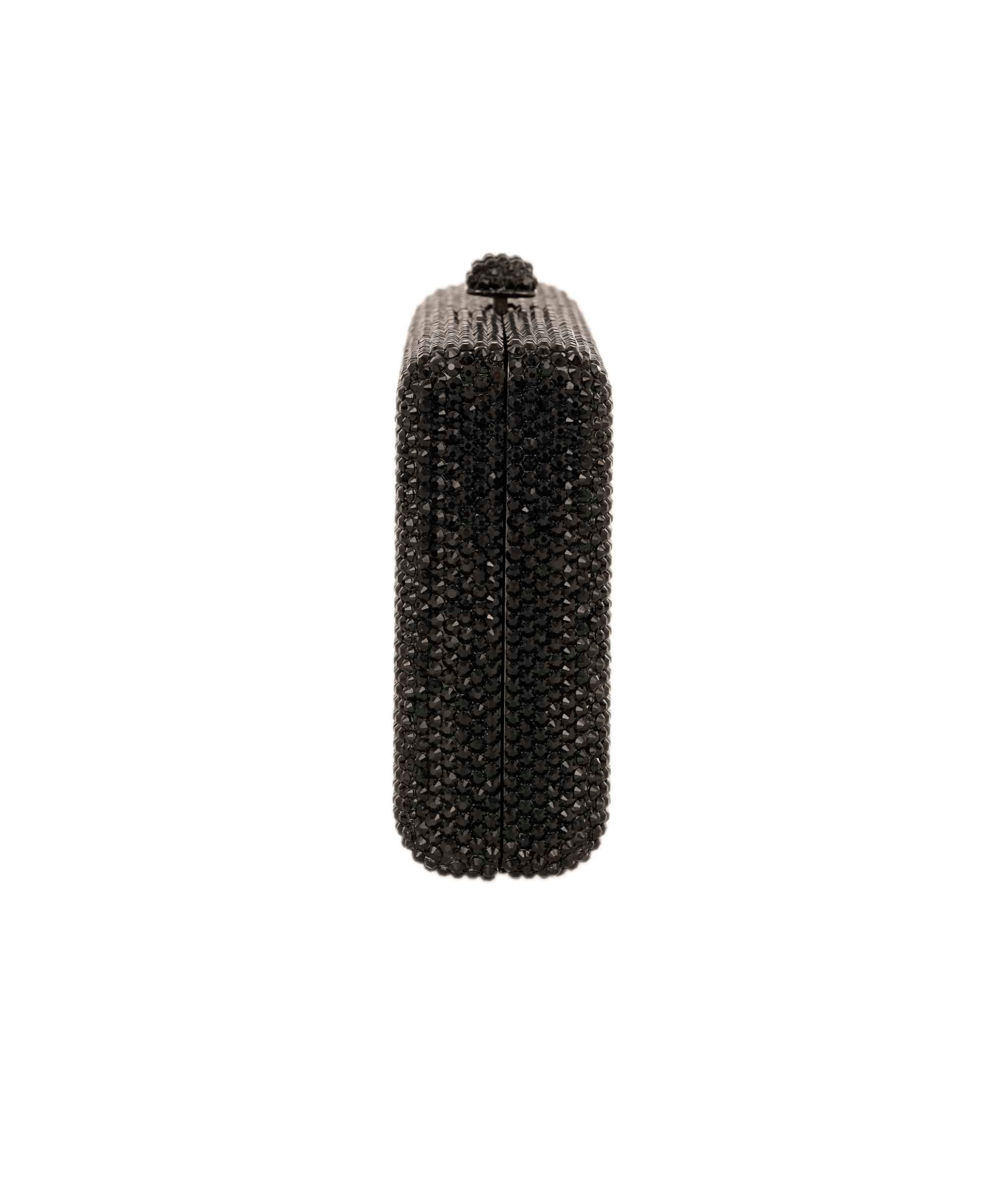 Ruya Customisable RÜYA Small Box bag with a black crystal finish and evil eye motif design AKC0735