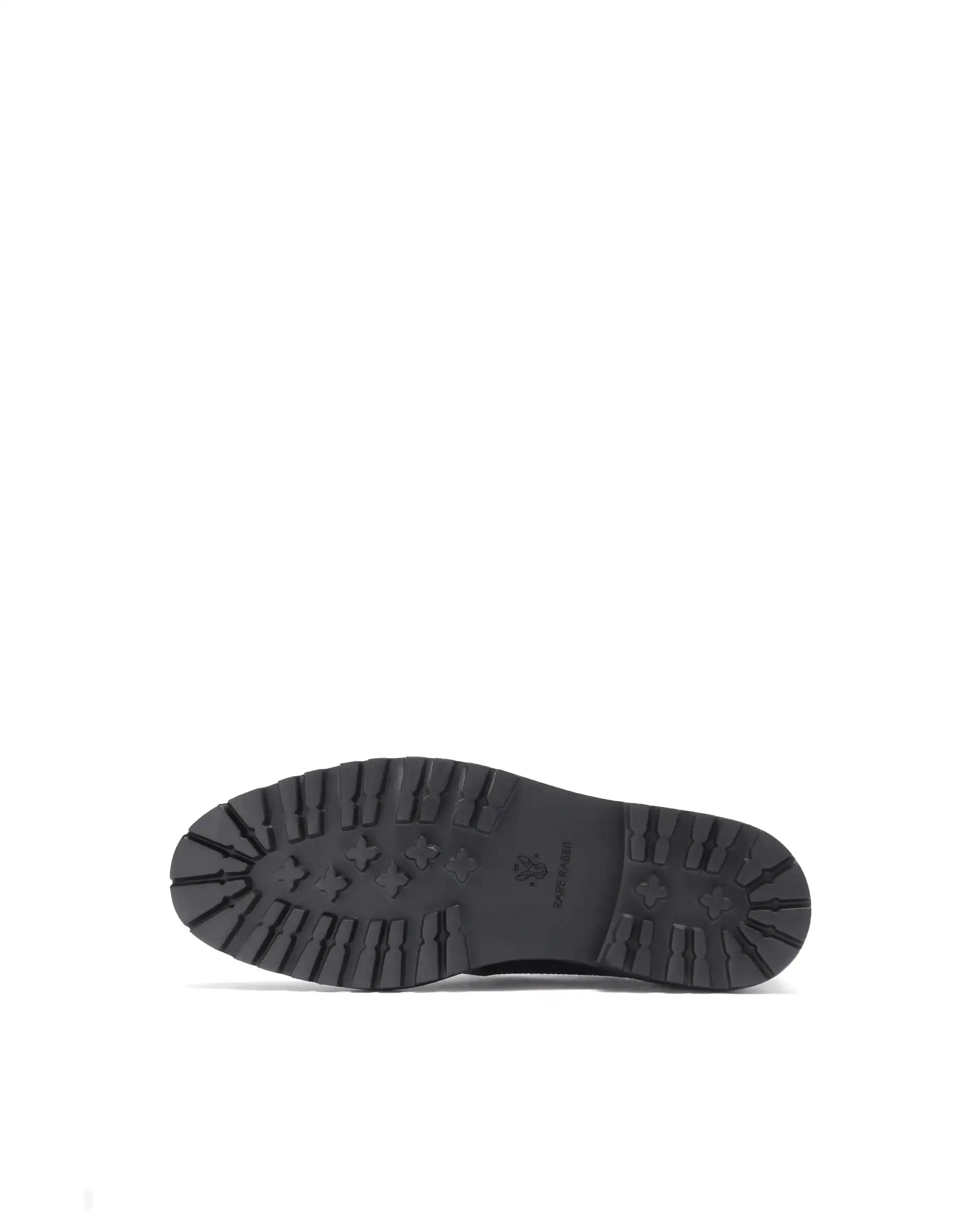 RAREZ Rare Rabbit Men's Brox Black Plain Shoes