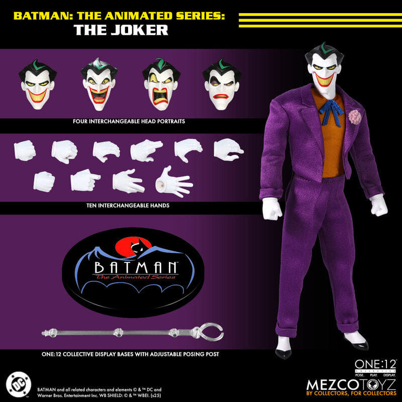 Mezco One 12 Batman: The Animated Series Joker Action Figure