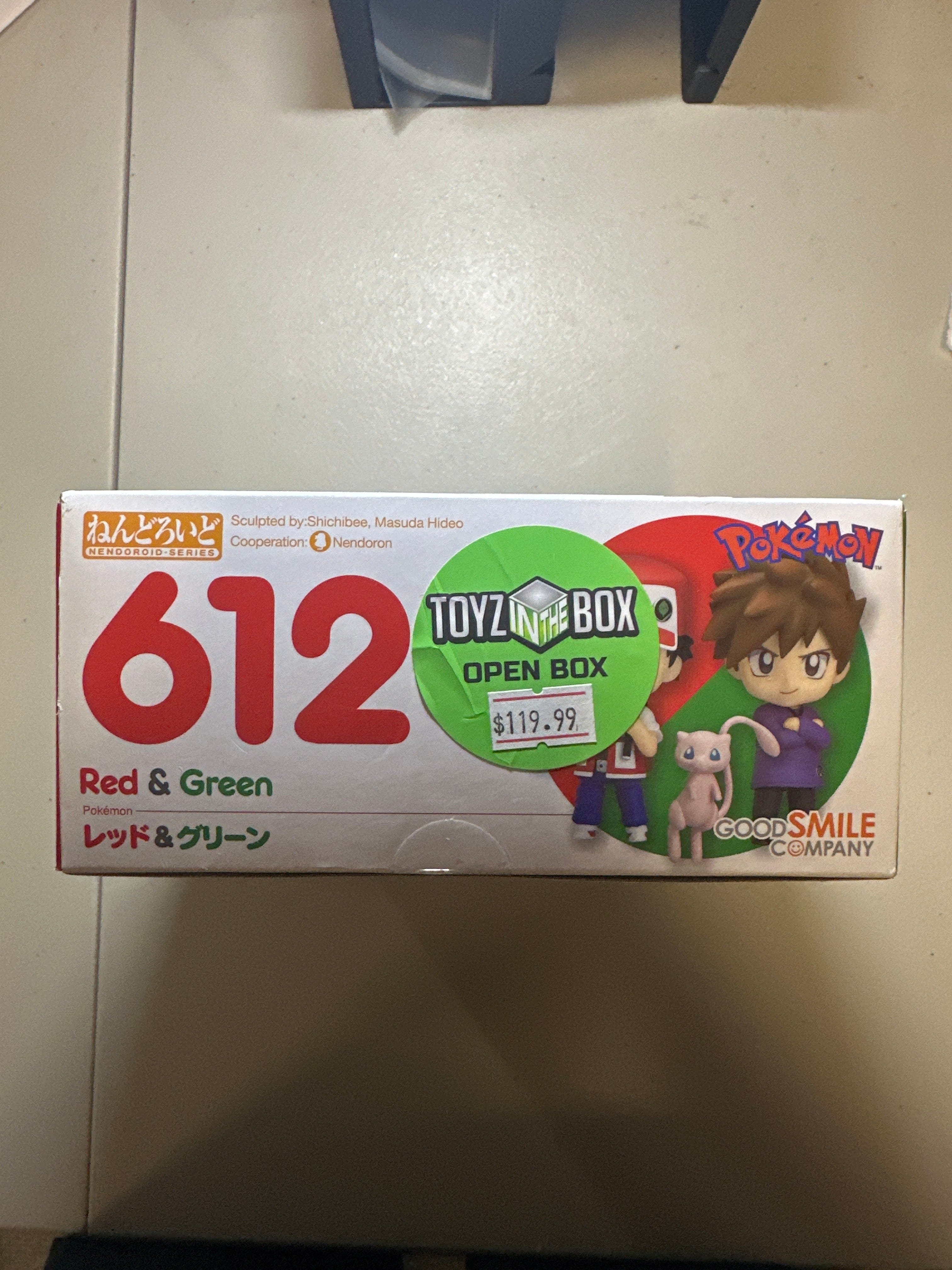 Good Smile Company **Open Box**Nendoroid Pokemon Red & Green 612 Action Figure