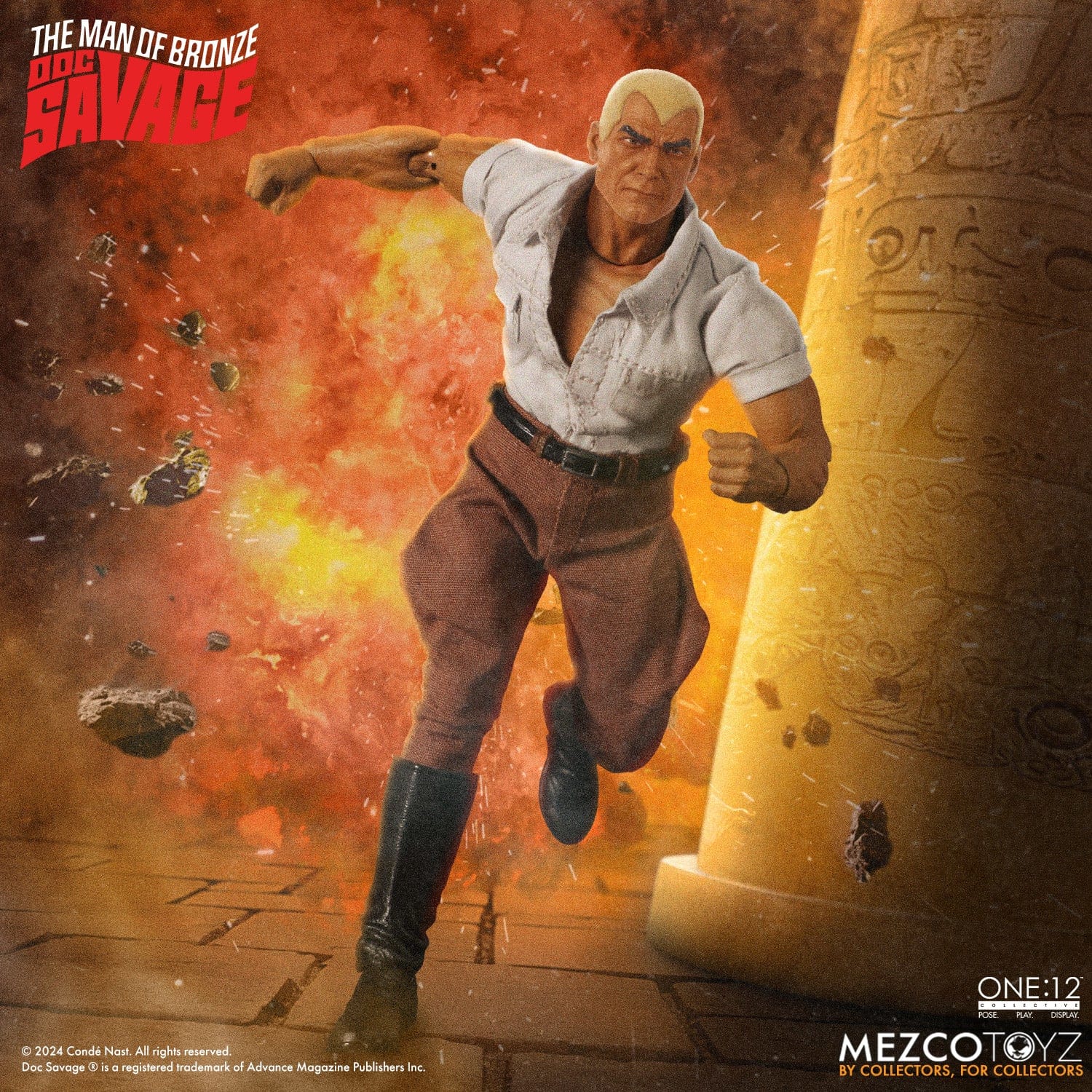Mezco One 12 Doc Savage Deluxe Edition Action Figure