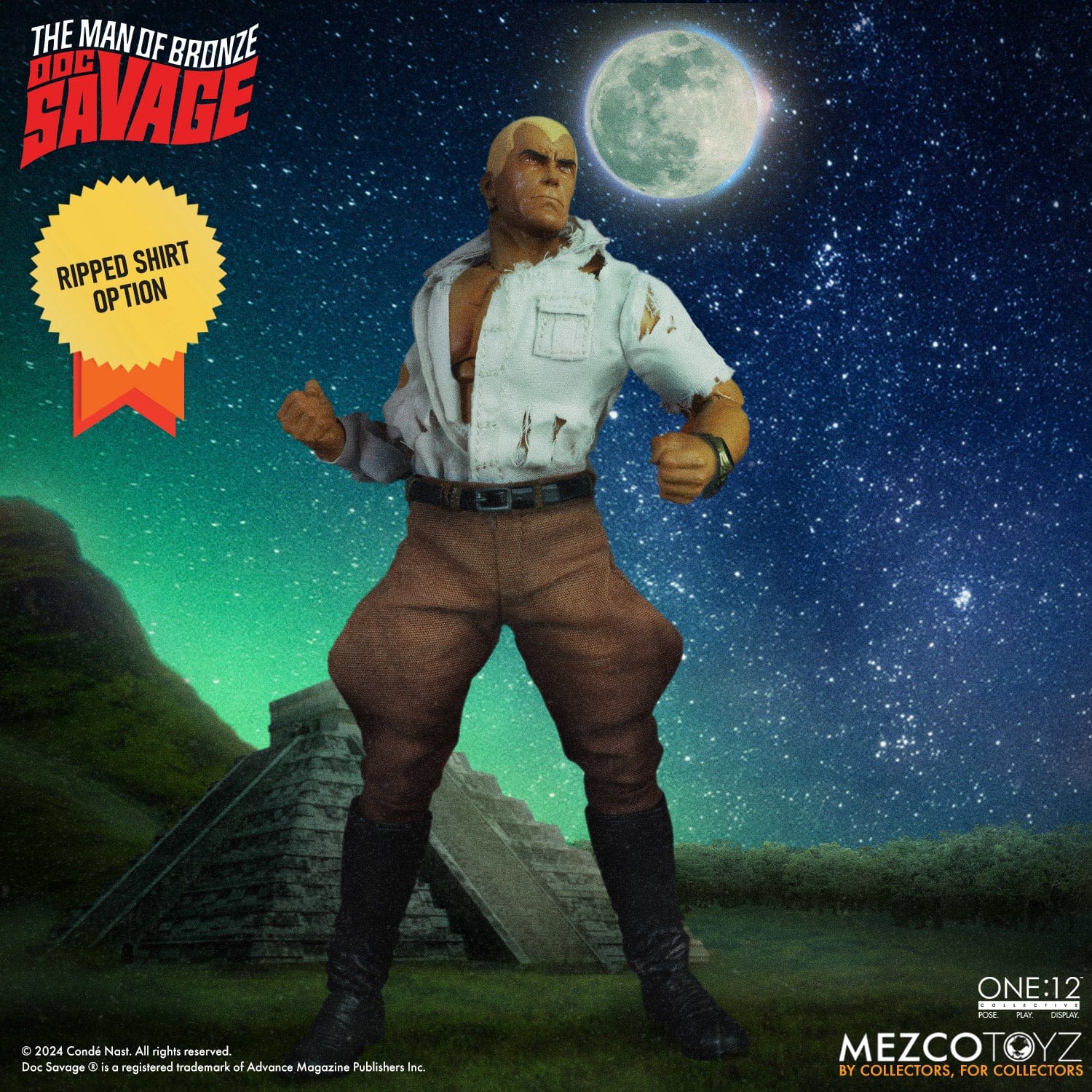 Mezco One 12 Doc Savage Deluxe Edition Action Figure