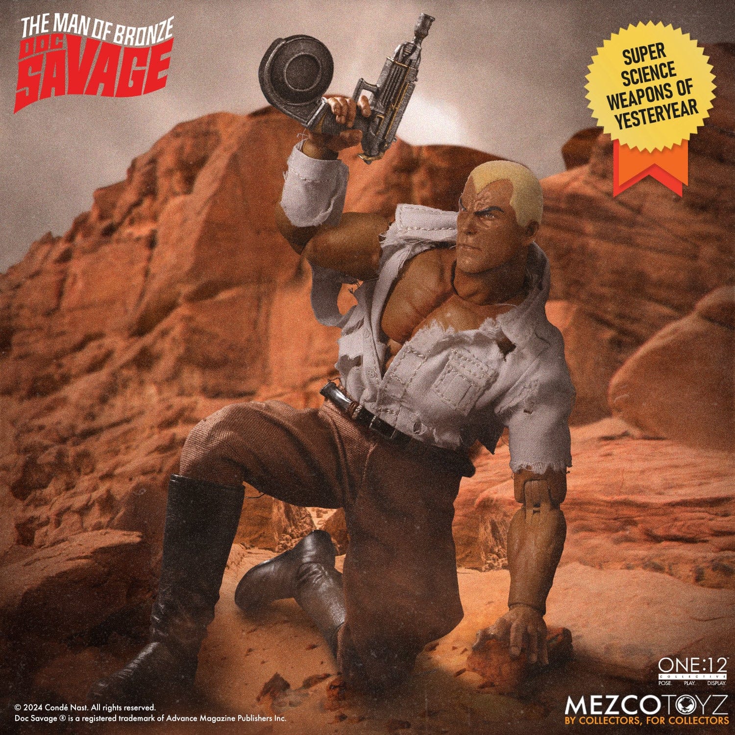 Mezco One 12 Doc Savage Deluxe Edition Action Figure