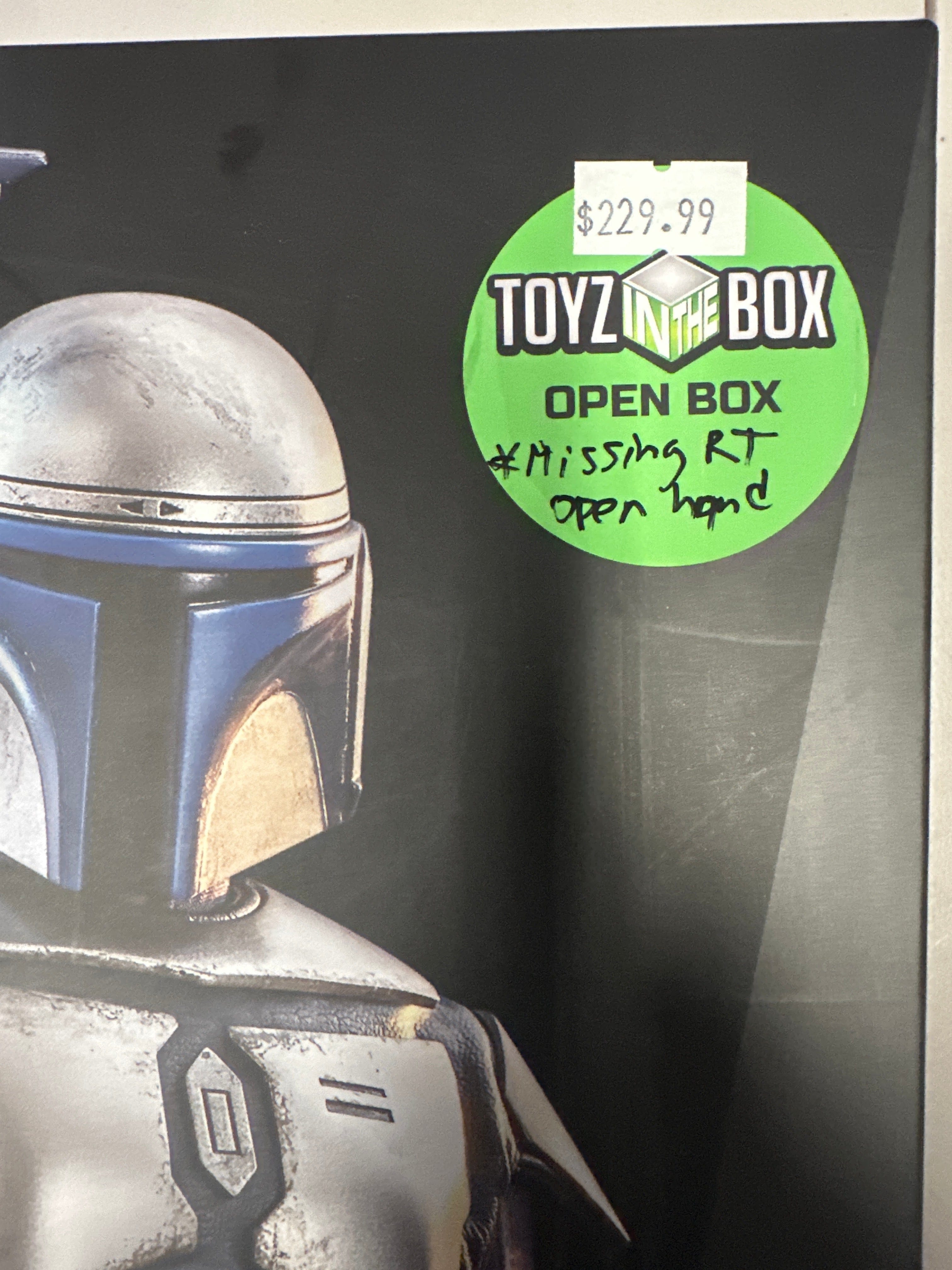 Sideshow **Open Box**Hot Toys 1/6 Scale MMS589 Star Wars Jango Fett Action Figure