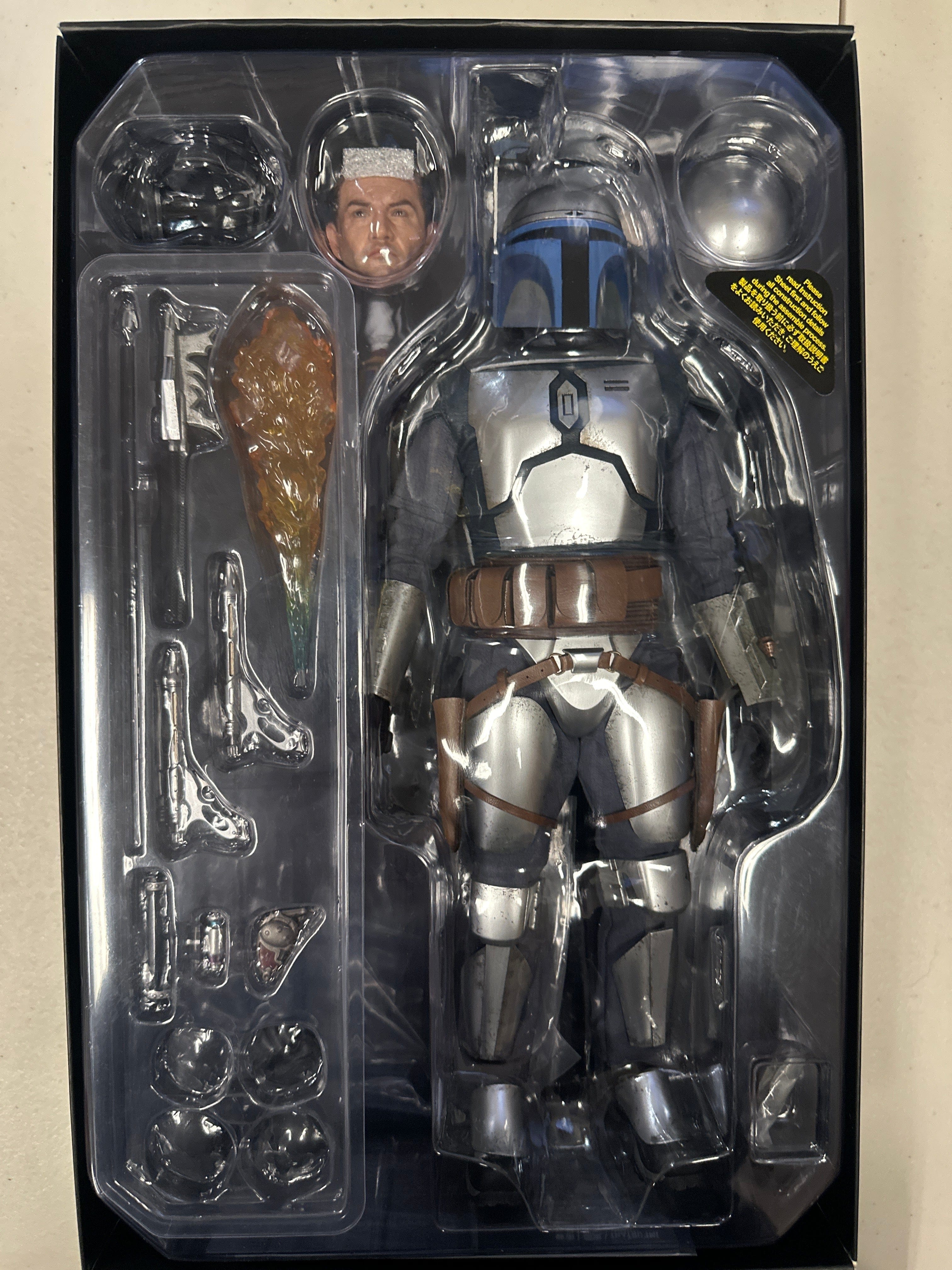 Sideshow **Open Box**Hot Toys 1/6 Scale MMS589 Star Wars Jango Fett Action Figure