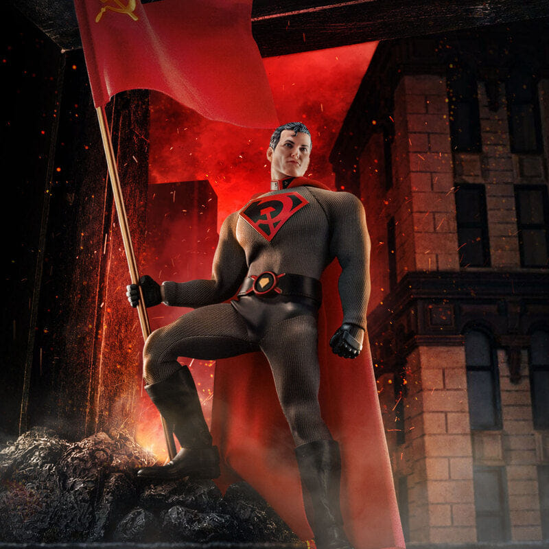 Mezco **Pre Order**Mezco One 12 Superman Red Son Edition Action Figure