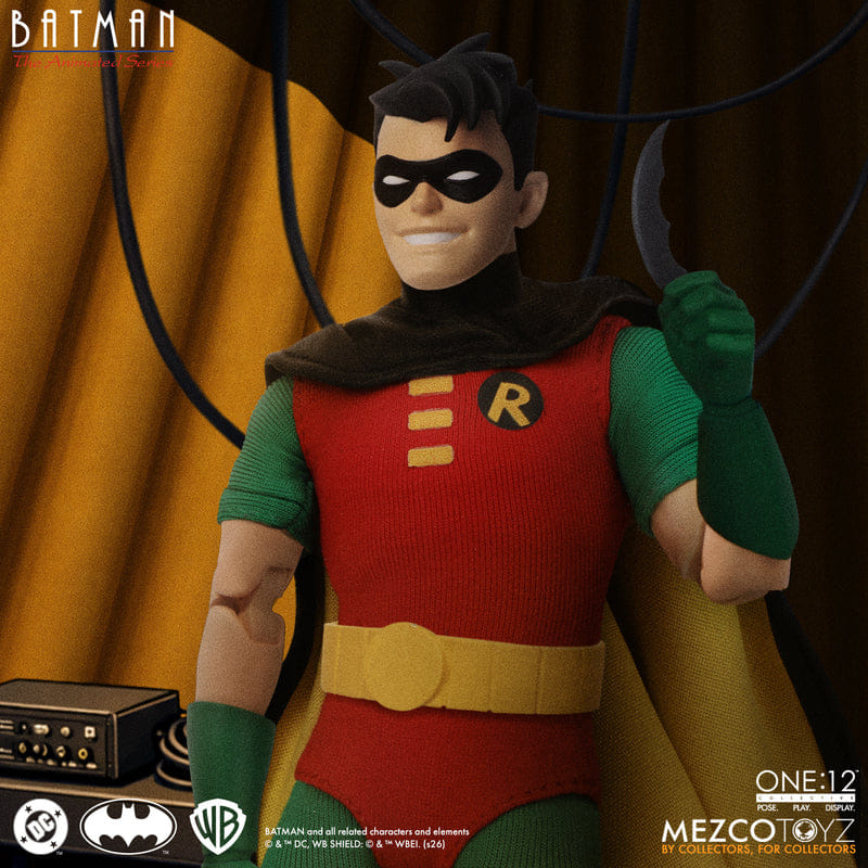 Mezco **Pre Order**Mezco One 12 Batman The Animated Series Robin Action Figure