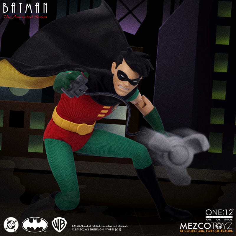 Mezco **Pre Order**Mezco One 12 Batman The Animated Series Robin Action Figure