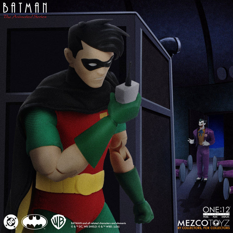 Mezco **Pre Order**Mezco One 12 Batman The Animated Series Robin Action Figure