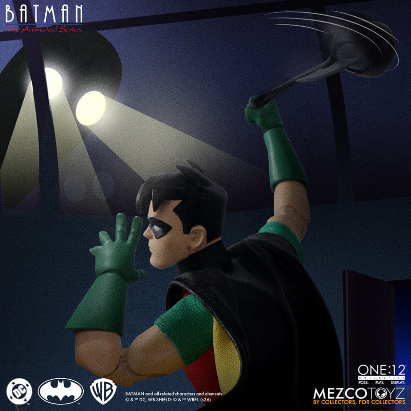 Mezco **Pre Order**Mezco One 12 Batman The Animated Series Robin Action Figure