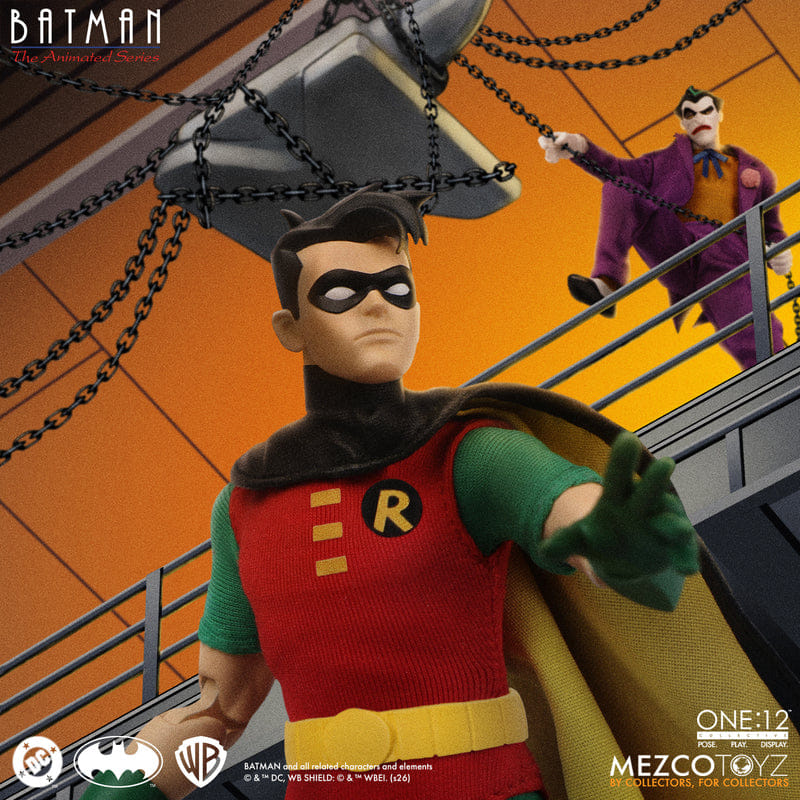 Mezco **Pre Order**Mezco One 12 Batman The Animated Series Robin Action Figure
