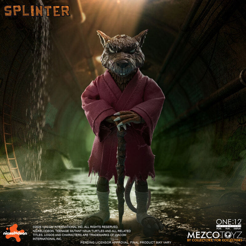 Mezco **Pre Order**Mezco One 12 TMNT Splinter Action Figure