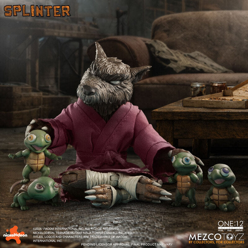 Mezco **Pre Order**Mezco One 12 TMNT Splinter Action Figure