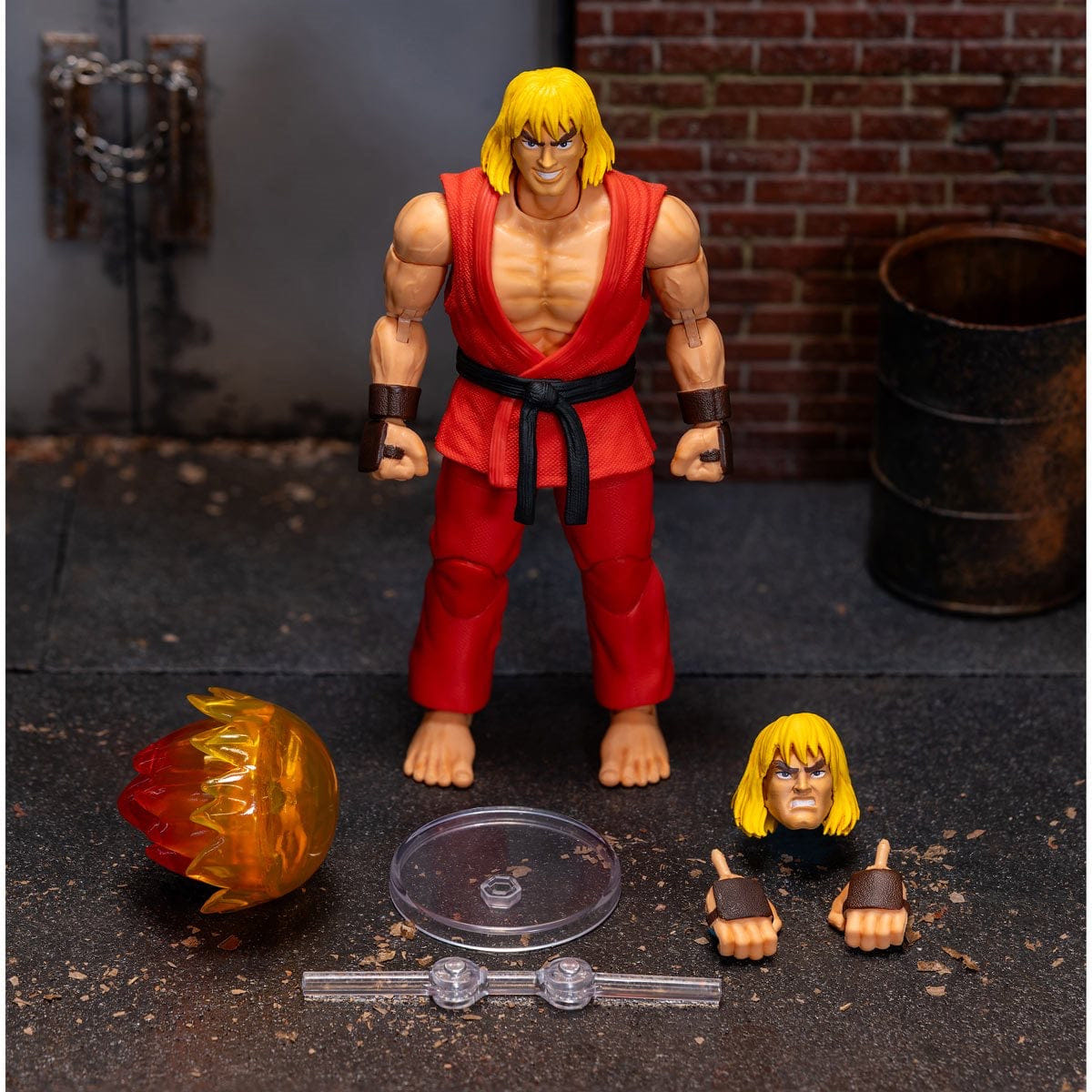 Hasbro Toys Jada Toys Street Fighter II Ultra Ken Masters Action Figure