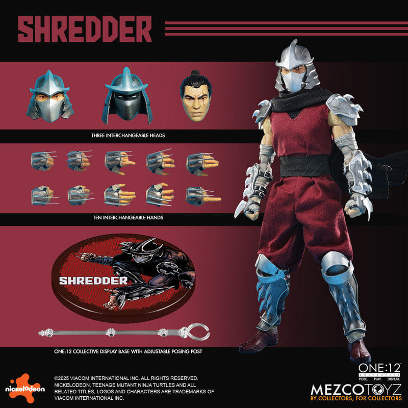 Mezco **Pre Order**Mezco One 12 TMNT Shredder Action Figure