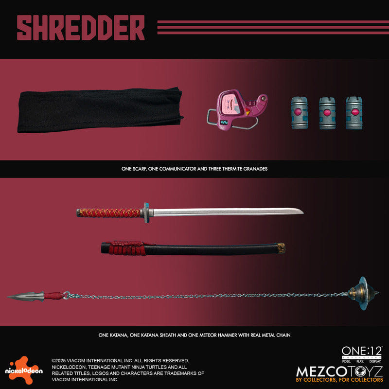 Mezco **Pre Order**Mezco One 12 TMNT Shredder Action Figure