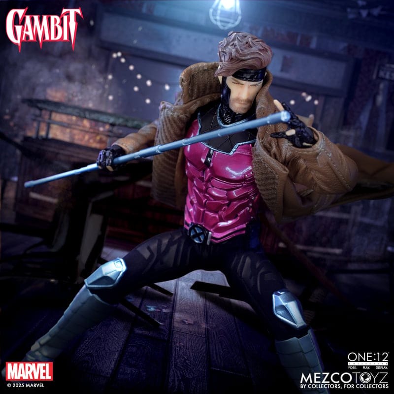 Mezco **Pre Order**Mezco One 12 Marvel Gambit Action Figure