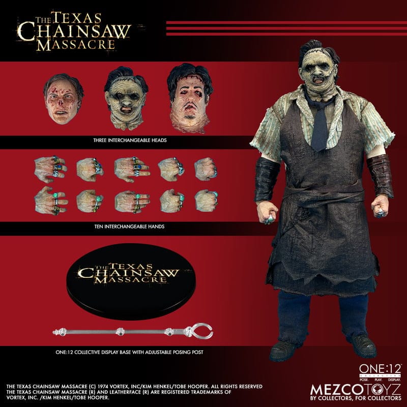 Mezco **Pre Order**Mezco One 12 The Texas Chainsaw Massacre (2003): Leatherface Action Figure