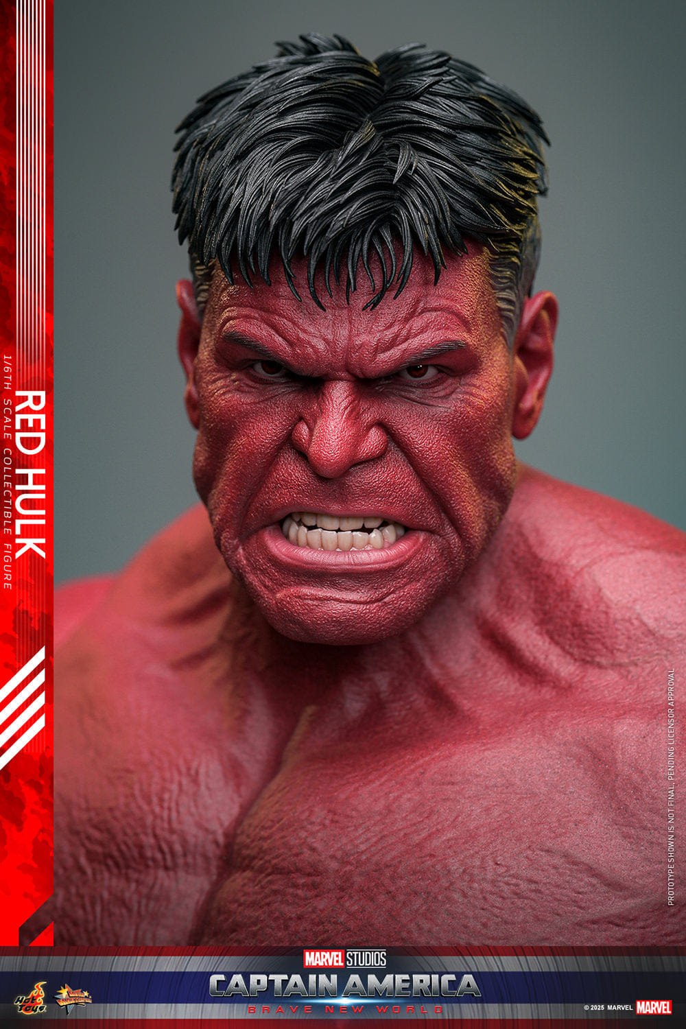 Sideshow Hot Toys 1/6 Scale Red Hulk Action Figure
