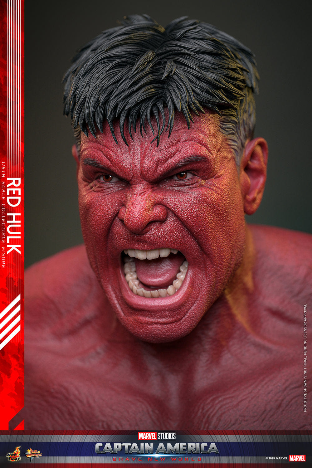 Sideshow Hot Toys 1/6 Scale Red Hulk Action Figure