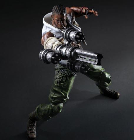 Square Enix Final Fantasy VII Advent Children Barett Wallace Play Arts Kai Action Figure
