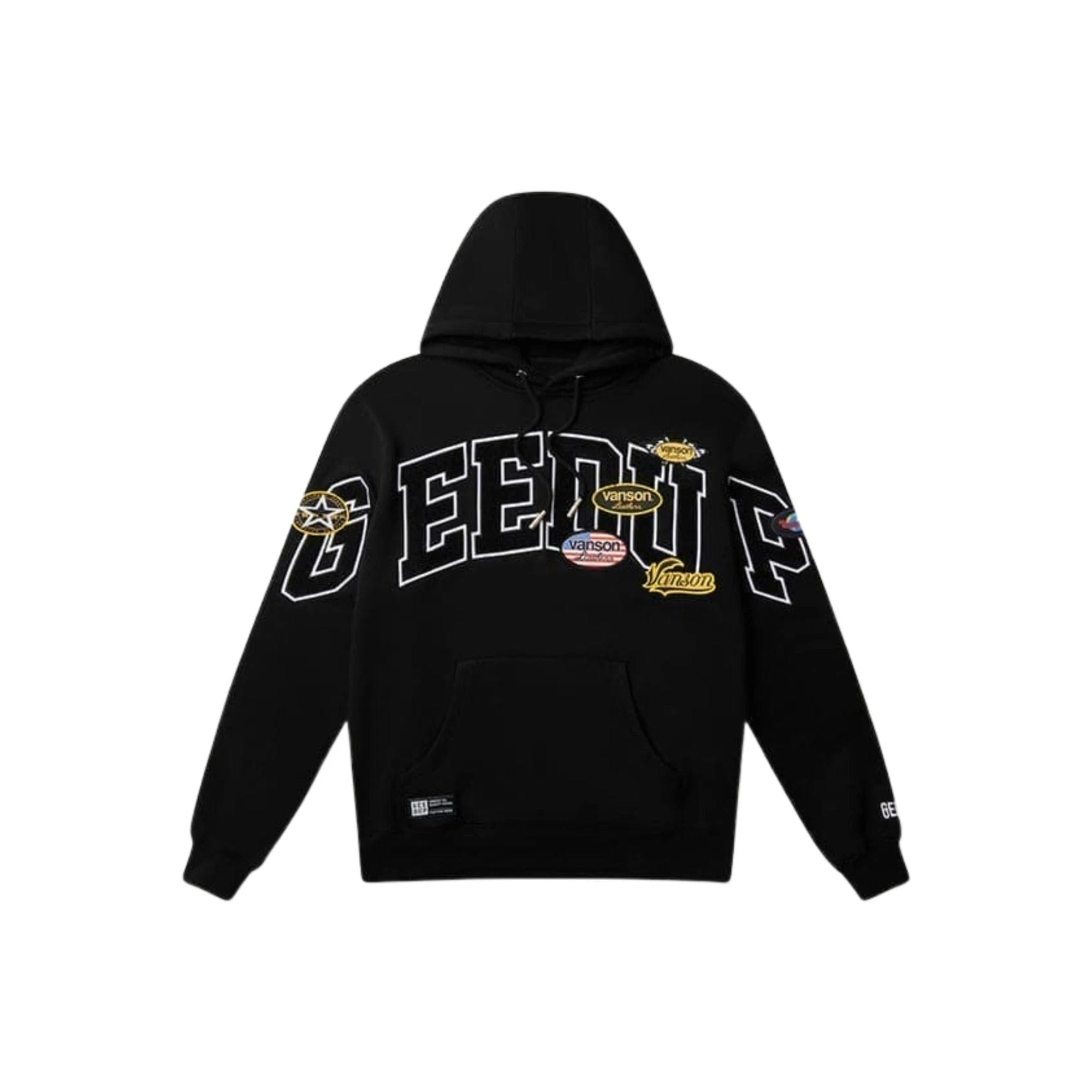 Geedup Team Logo x Vanson Hoodie Black (2026)