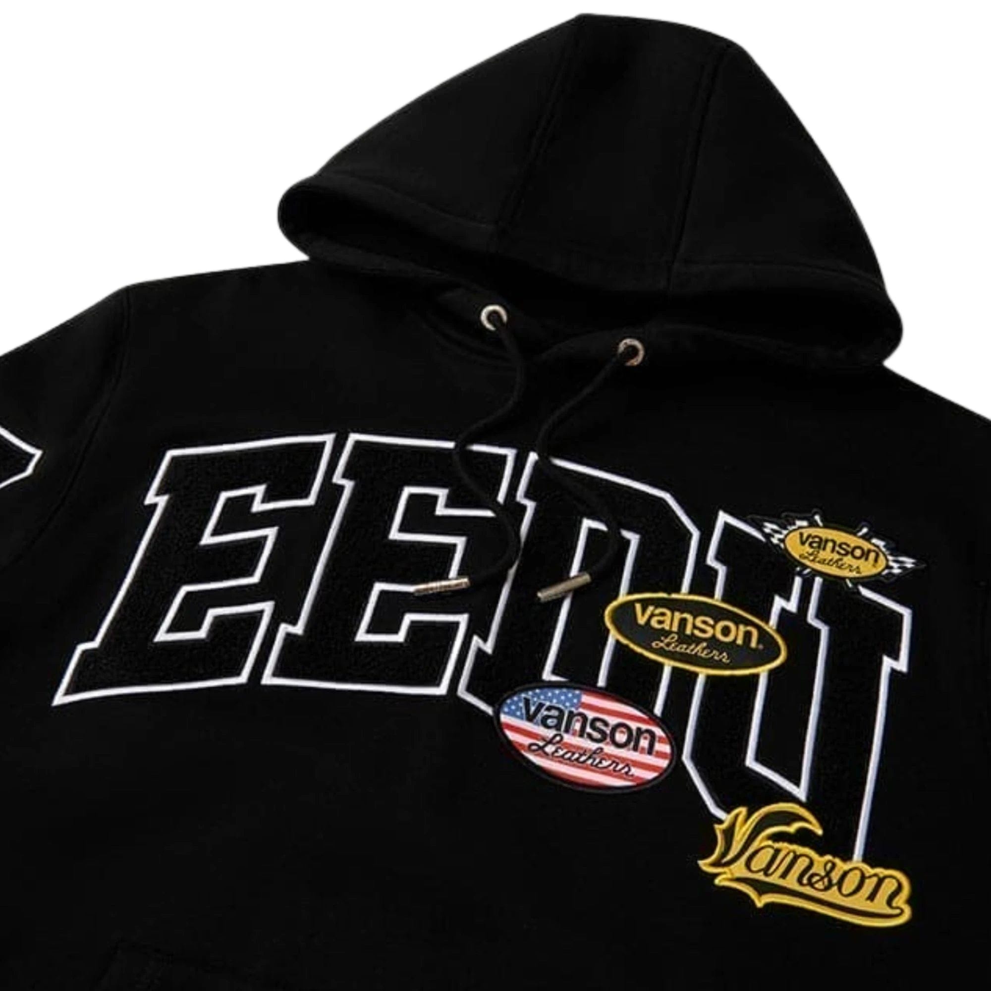 Geedup Team Logo x Vanson Hoodie Black (2026)
