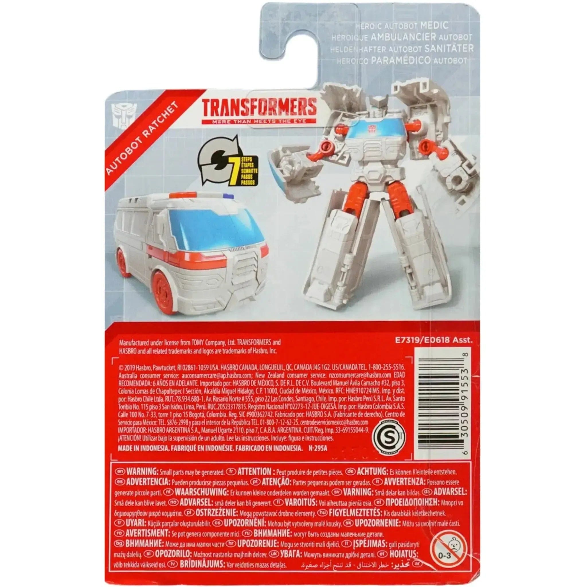 Hasbro Transformers - Autobot Ratchet Action Figure (4.5") - Hasbro - Transformers Authentics Series - (2019)