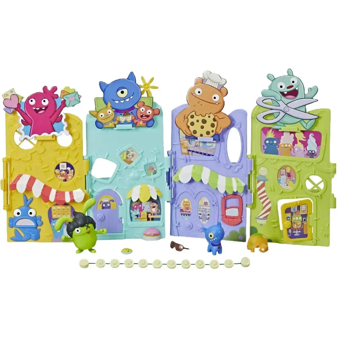 Hasbro UglyDolls - Uglyville Unfolded Main Street Playset with Exclusive Willard Figure - Hasbro (2019)