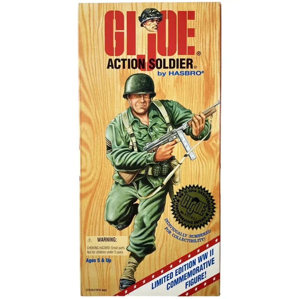 Hasbro G.I. Joe - Action Soldier Action Figure (12") - Hasbro - WWII 50th Anniversary Commemorative Edition (1995)