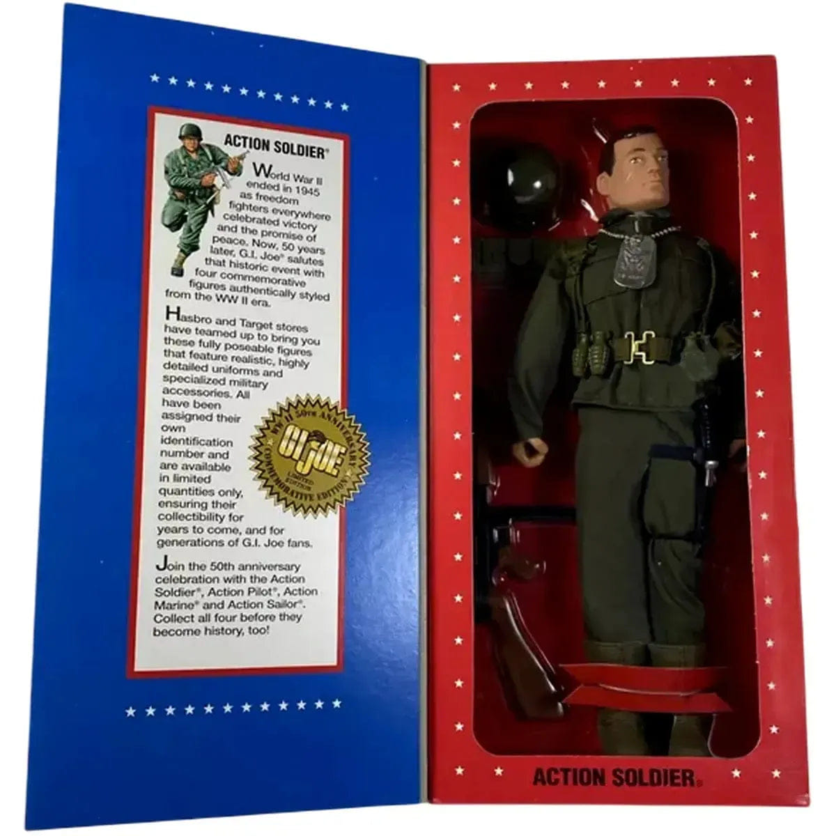 Hasbro G.I. Joe - Action Soldier Action Figure (12") - Hasbro - WWII 50th Anniversary Commemorative Edition (1995)