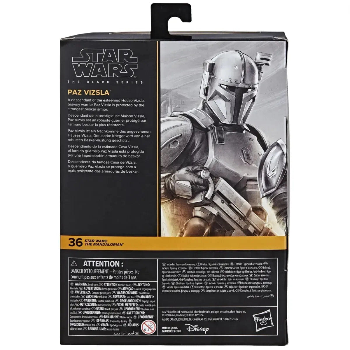 Hasbro Star Wars: The Mandalorian - Paz Vizsla Action Figure (6") - Hasbro